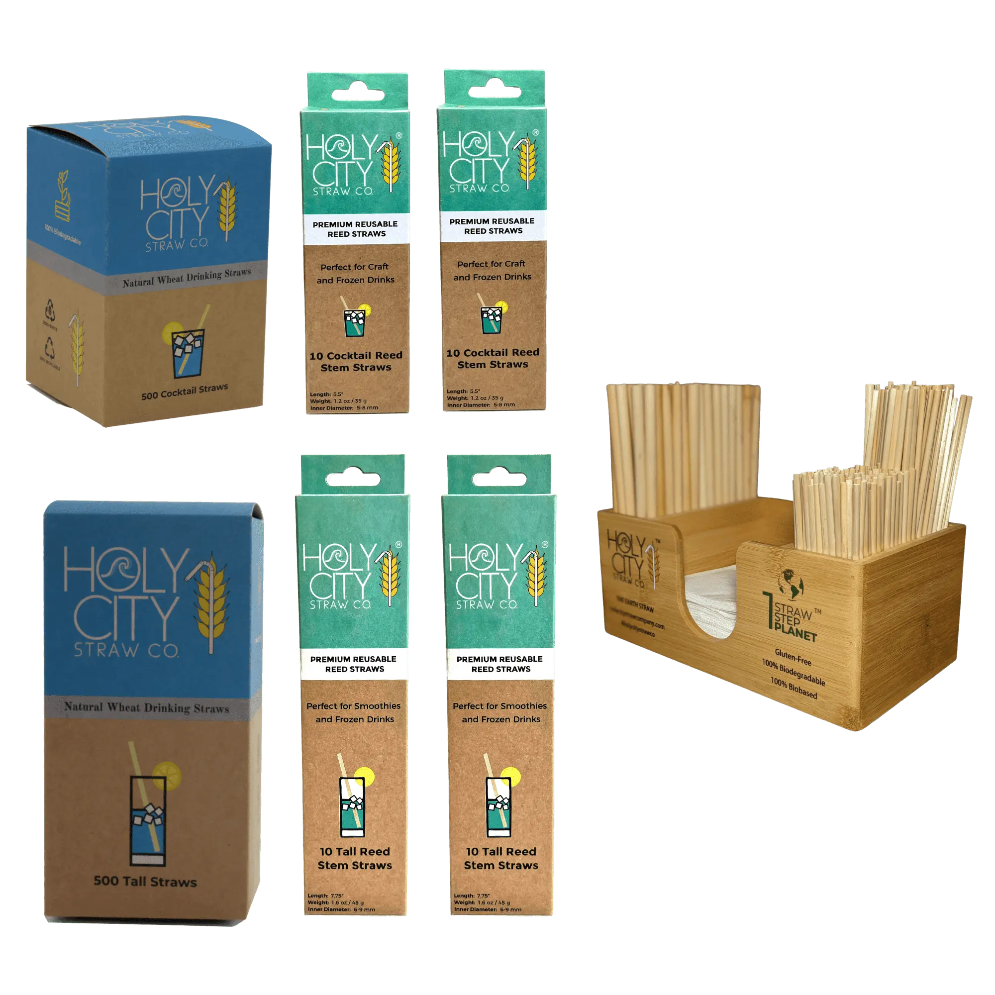 Premium Home Bar Starter Reed and Wheat Straw Package Left