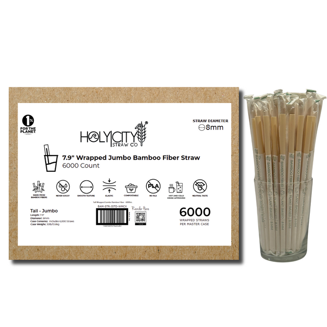 6000 count master case of Holy City Straw Co.’s 7.9